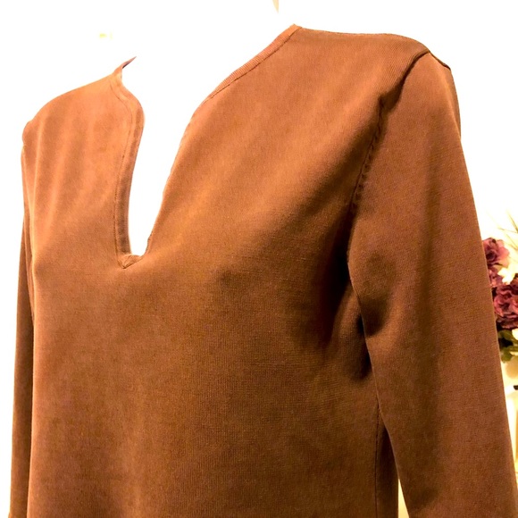 Lauren Ralph Lauren Tops - Ralph Lauren V neck silk tunic 3/4 sleeve